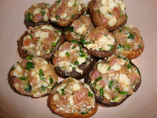 Hakka Stuffed Tofu + Stuffed Mushrooms recipe