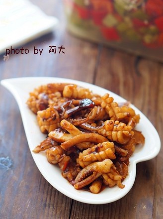 Sauce Fried Squid recipe