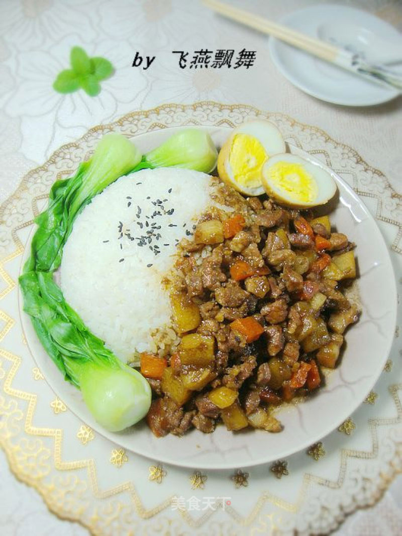 Braised Pork in A Stew Pot, Full of Fragrance ---------【homemade Braised Pork Rice】 recipe