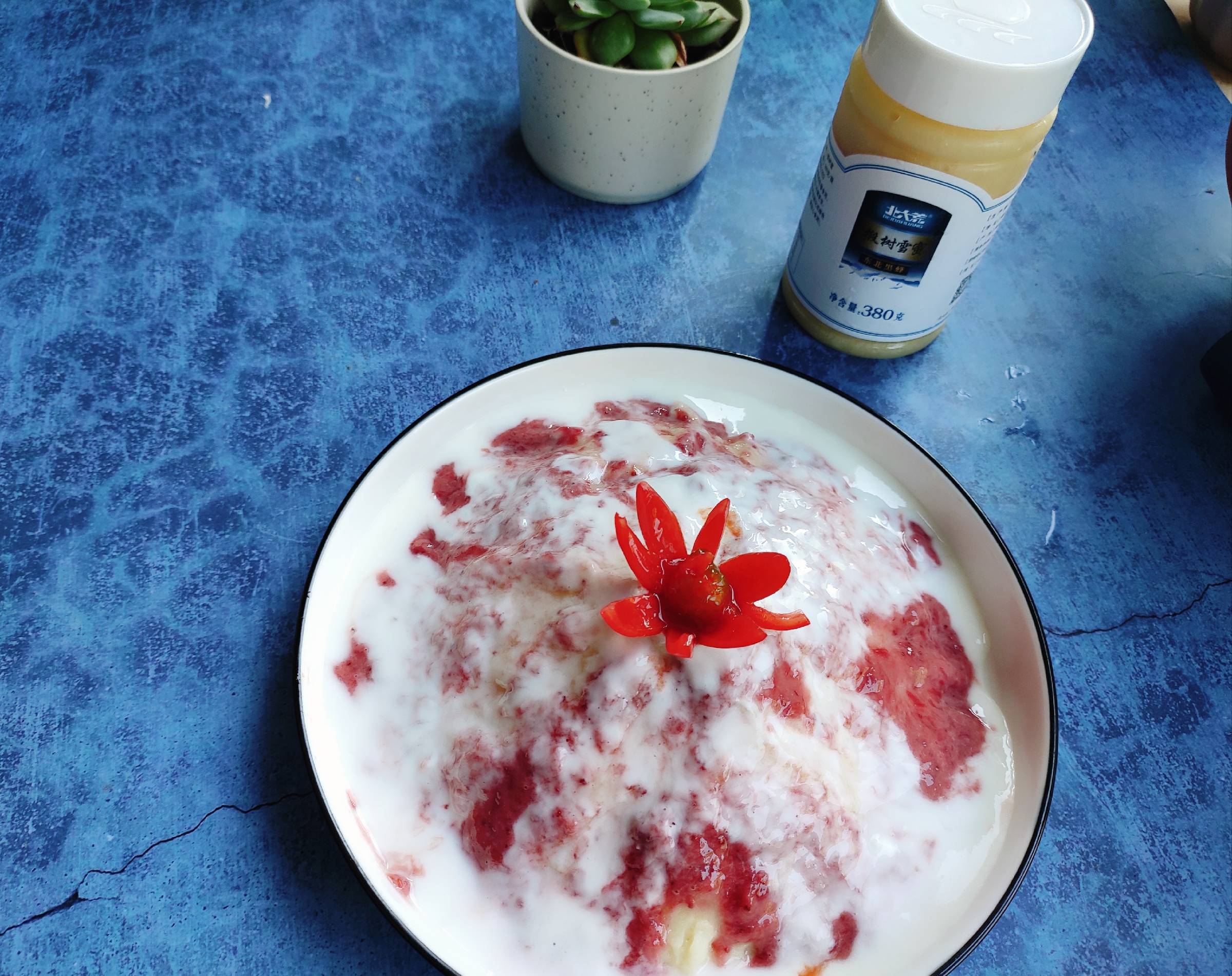 Honey Strawberry Mashed Potatoes recipe