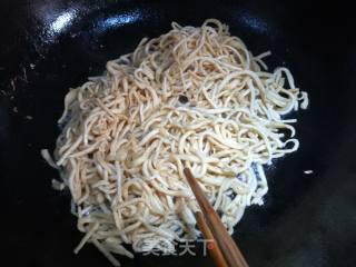 Spicy and Spicy Dried Shreds Made with Chopsticks recipe