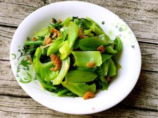 Golden Hook Stir-fried Mustard Greens recipe