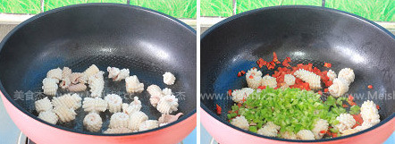 Squid Flower in Oyster Sauce recipe