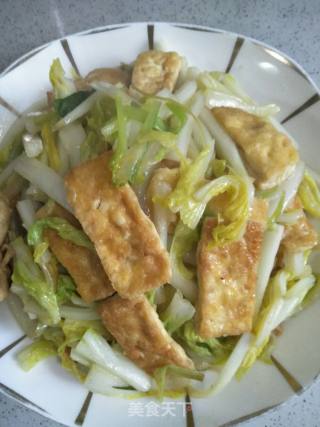 Stir-fried Tofu with Cabbage recipe