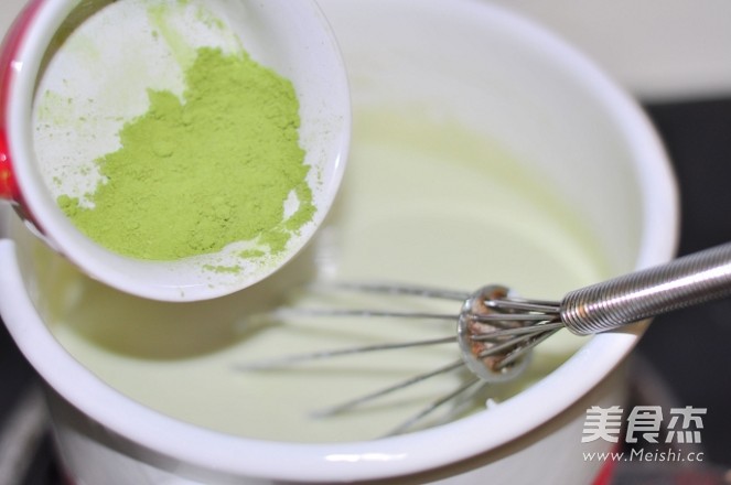 Matcha Tofu Jelly recipe