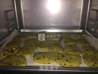 Matcha Grape Peach Biscuits recipe