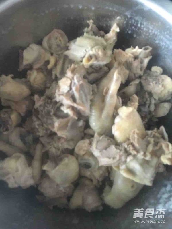 Chicken Stewed Mushroom Potato Chunks recipe