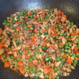 Seasonal Vegetable Diced Pork Glutinous Rice recipe