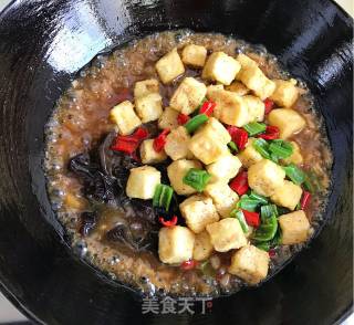 Stir-fried Tofu with Soy Sauce recipe