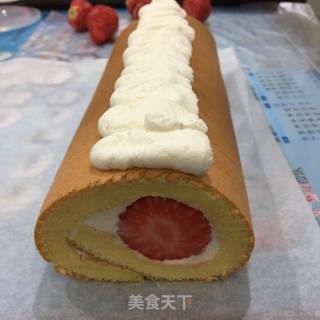 #四session Baking Contest and is Love to Eat Festival# Strawberry Cream Floating Cloud Rolls recipe