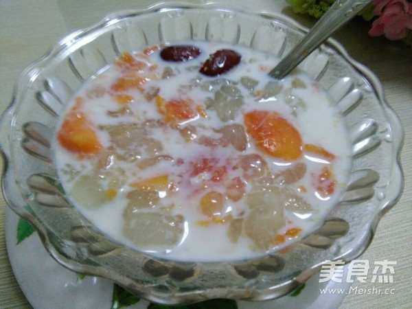 Stewed Hashima with Papaya recipe