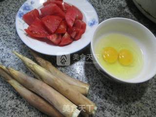 Egg, Tomato, Whip and Bamboo Soup recipe