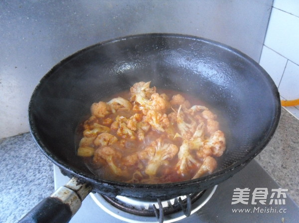 Roasted Cauliflower in Red Curry recipe