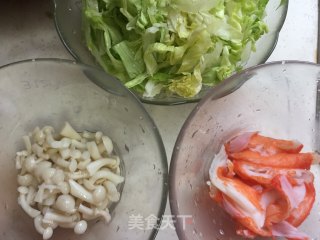 Crab Fillet Lettuce Salad Cup recipe