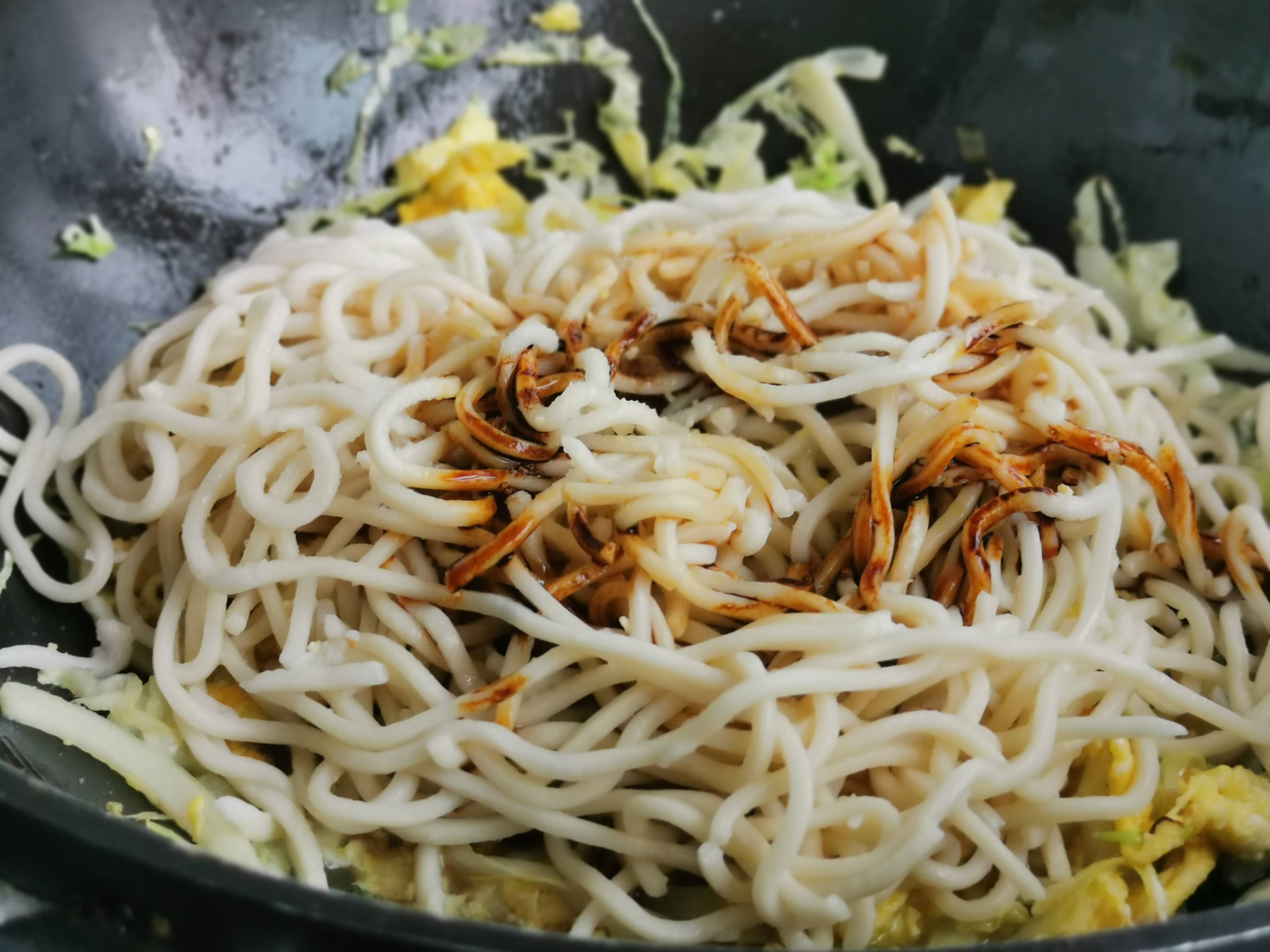 Fried Noodles with Egg recipe