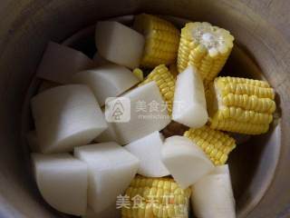 Corn and Carrot Trotter Soup recipe