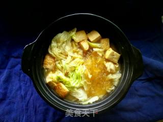 Braised Tofu with Cabbage Vermicelli recipe