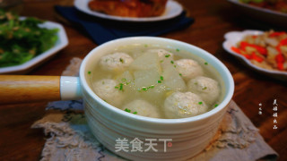 Winter Melon Meatball Soup recipe