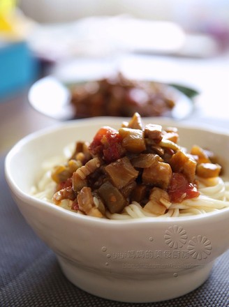 Eggplant Noodles recipe