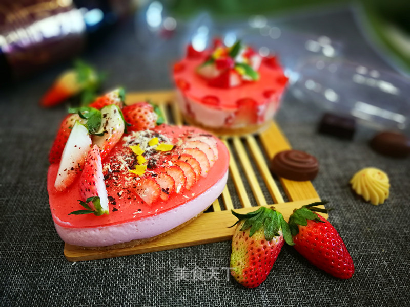 Strawberry Mousse Cake recipe