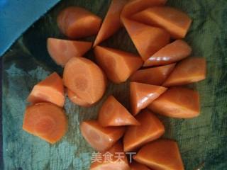 Braised Pork Belly with Carrots recipe