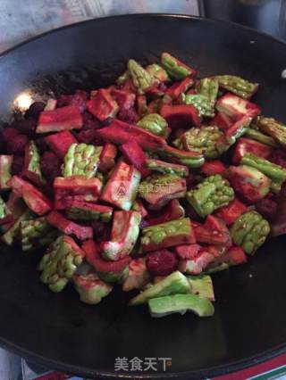Rock Sugar Bayberry Bitter Gourd recipe