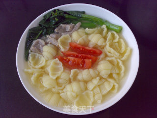 Conch Noodles in Clear Soup recipe