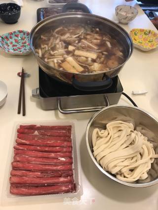 Hot Pot Udon recipe