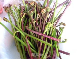 Fried Bacon with Bracken recipe