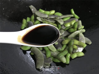 Stir-fried Lamb Eyed Peas with Edamame recipe