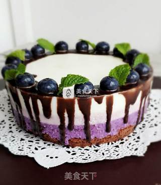 #aca烤明星大赛#blueberry Yogurt Mousse recipe