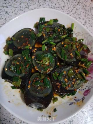 Preserved Egg with Cold Dressing recipe
