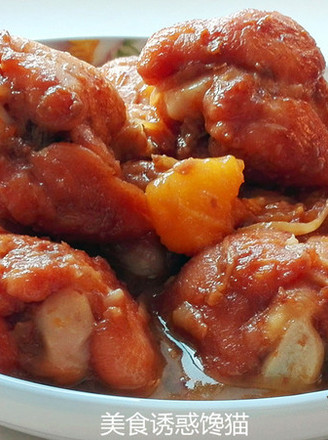 Braised Mango Chicken Drumsticks recipe