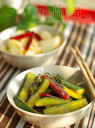 Cold Pickled Cucumber recipe