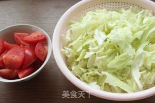 Stir-fried Cabbage with Tomato recipe