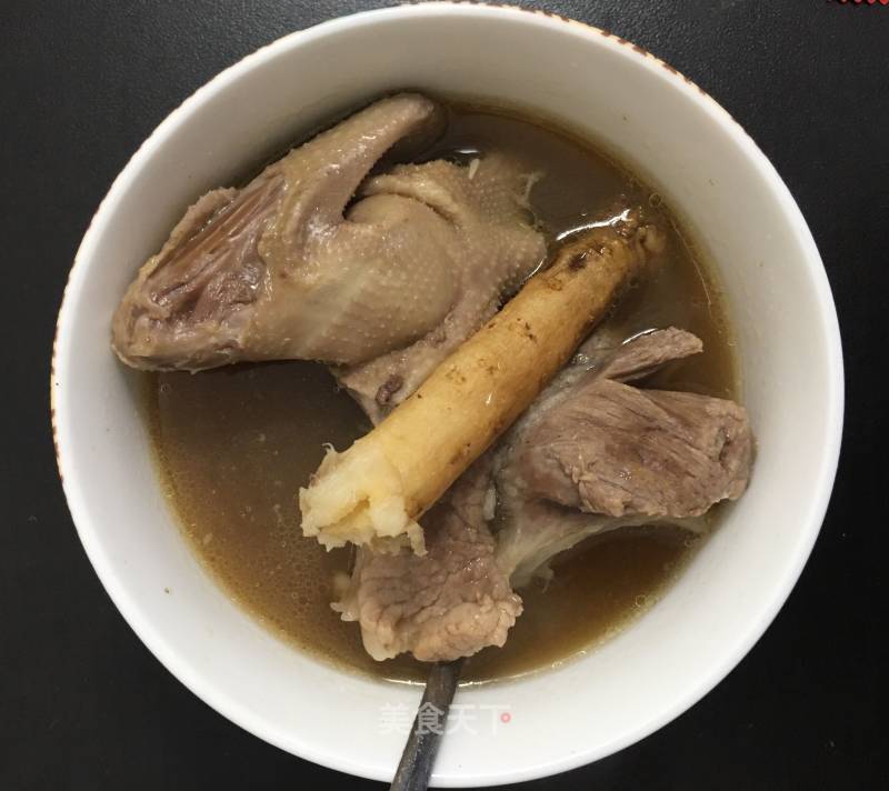 Nourishing Ejiao White Pigeon Pork Bone Soup