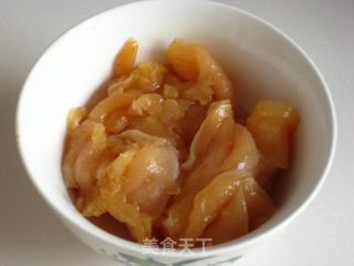 Rolled Chicken Slices Porridge recipe