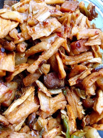 Stir-fried Dried Radish with Bacon recipe