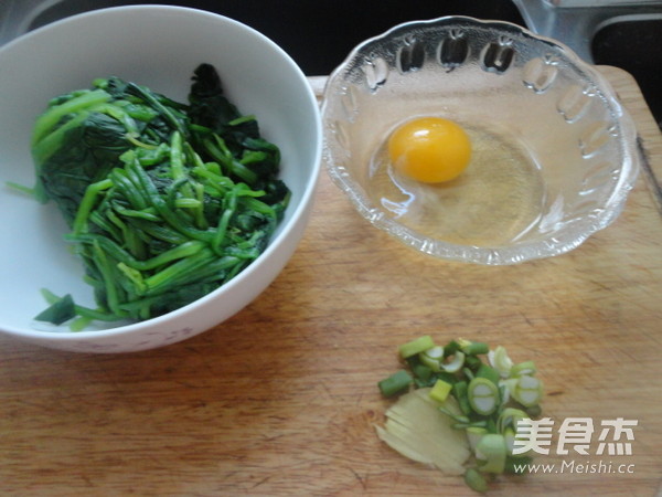 Spinach with Egg Sauce recipe