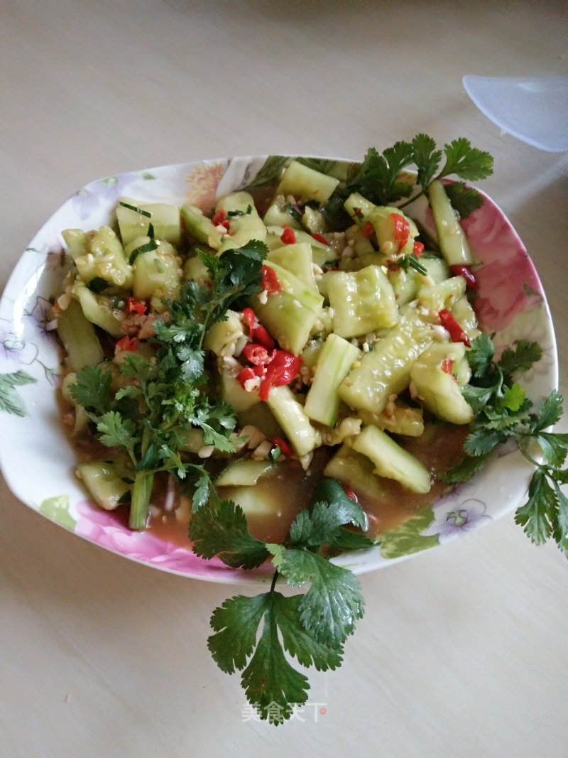 #春食野菜香#dai-flavored Hand-patted Cucumber recipe