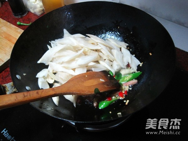 Stir-fried Dried Radish with Bacon recipe