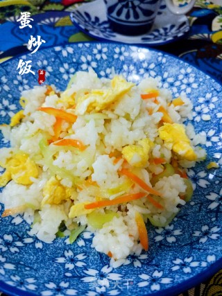 Fried Rice with Garlic Double Silky Egg recipe