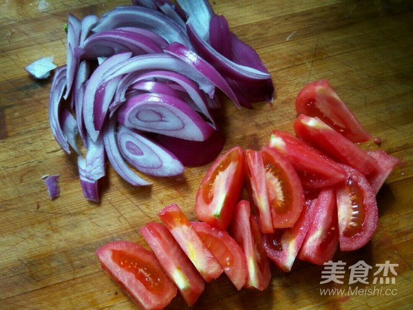 Vegetarian Fried Spaghetti recipe