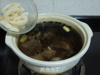 Black Bean Lotus Root Pork Ribs Soup recipe