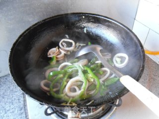 Green Pepper Squid Rings recipe