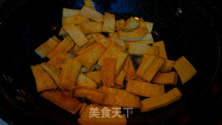 Braised White Dried Tofu in Sauce recipe