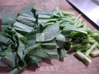 Rape Long You Tiao Rice Cake Soup recipe