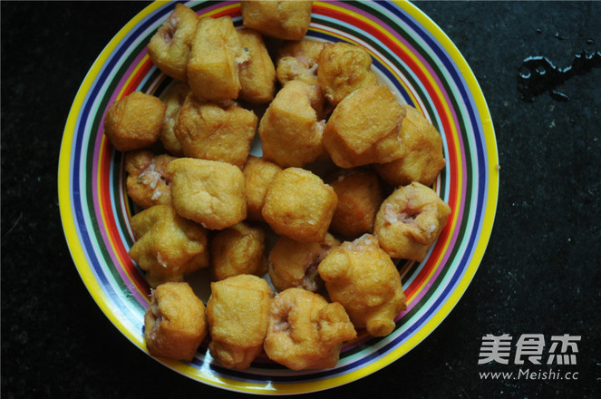 Chinese New Year Banquet Dishes-stuffed Pork with Tofu in Oil recipe