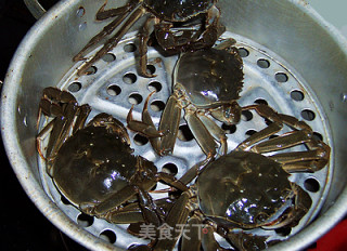 One's Delicious Enjoyment---steamed Hairy Crabs recipe