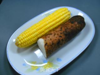 Flower-like Yam: Fresh Corn Juice to Fish for Yam recipe